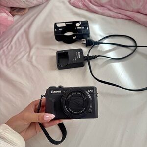 Canon G7X Compact Black Camera